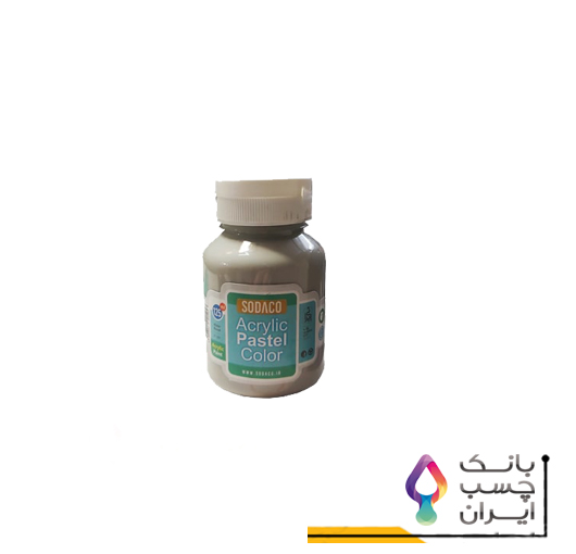 رنگ اکریلیک پاستیلی طوسی روشن سوداکو حجم 125 میلی لیتر-کد02775