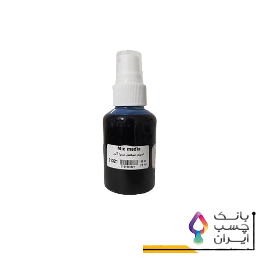 اسپری جوهر رنگ آبی مدل میکس مدیا حجم 75 میلی لیتر-کد01321