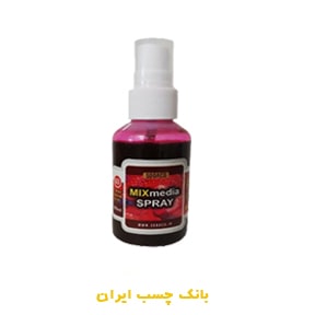 اسپری جوهر رنگ قرمز روشن مدل میکس مدیا