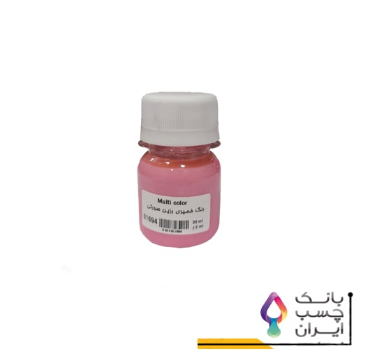 رنگ خمیری رزین صورتی سوداکو حجم 30 میلی لیتر-کد01694